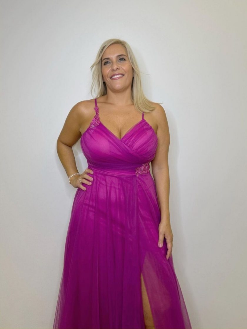 Vestido Tul Flores - Imagen 3