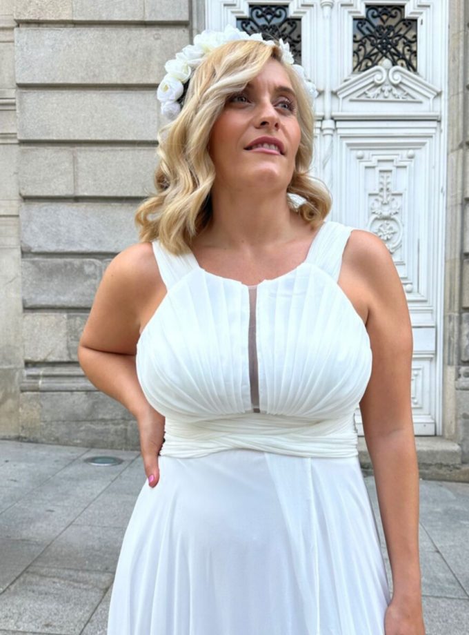 Vestido Dalia Halter Novia