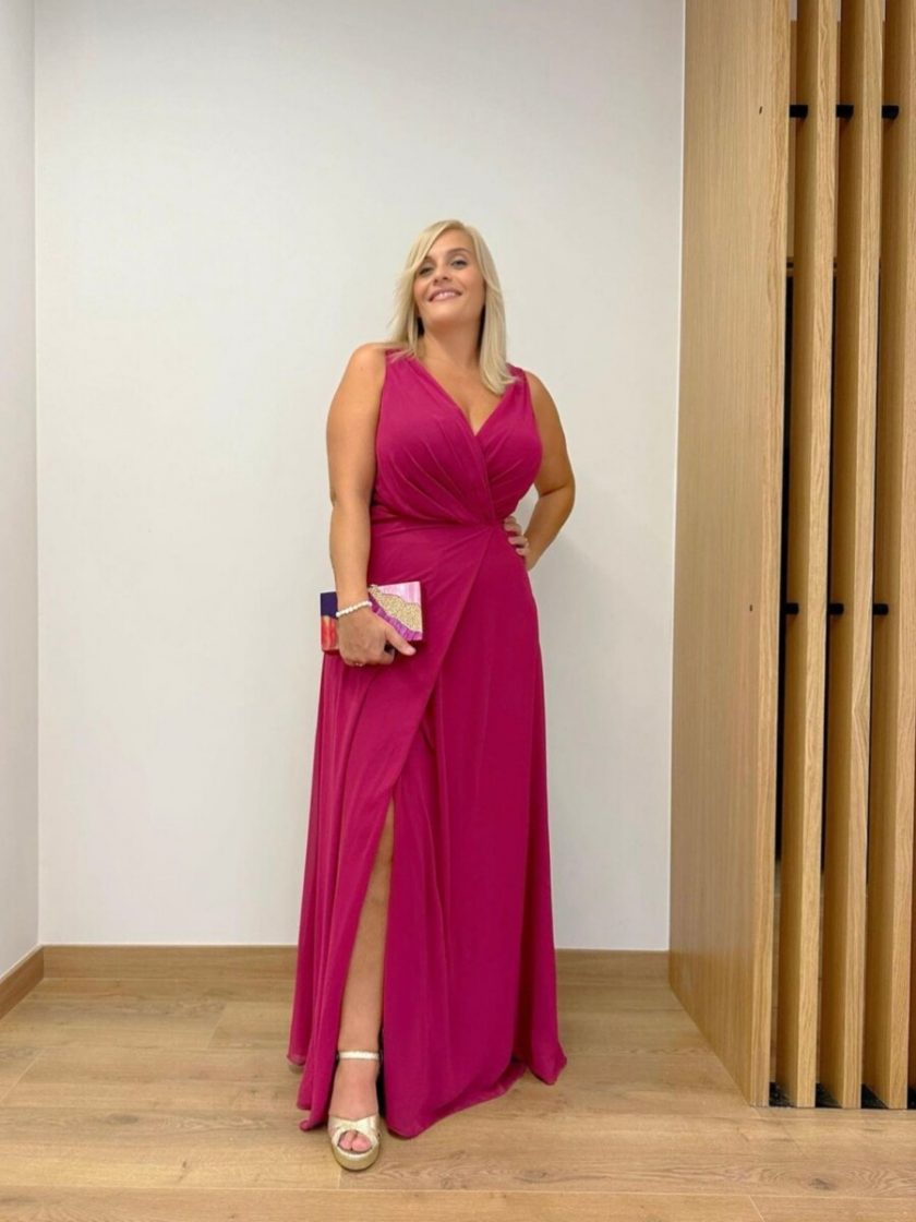Vestido Escote Abertura Curvy