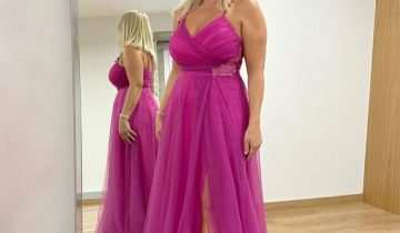 Vestido Tul Flores