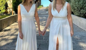 Vestido Analia Abertura Curvy Novia