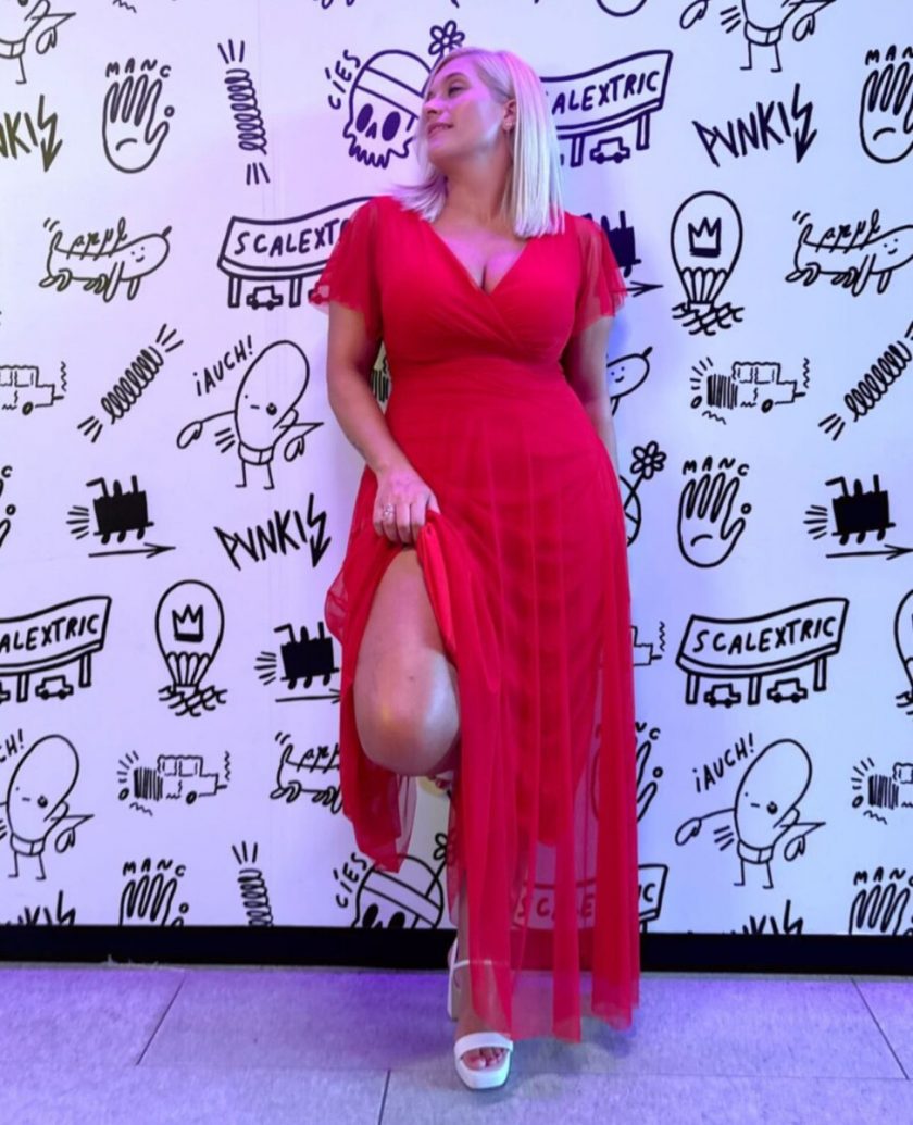 Vestido Tul Basic Mangas - Imagen 43
