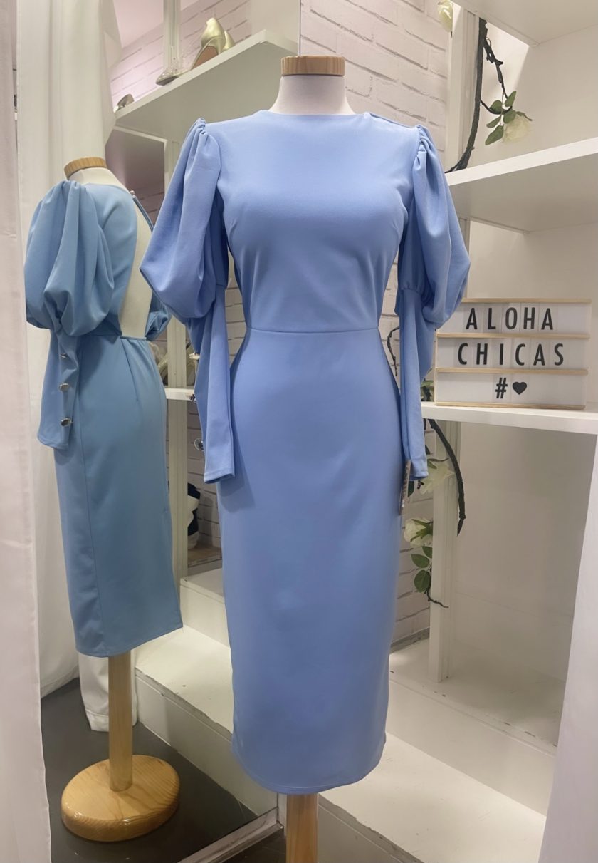 Vestido Midi Botones - Imagen 8