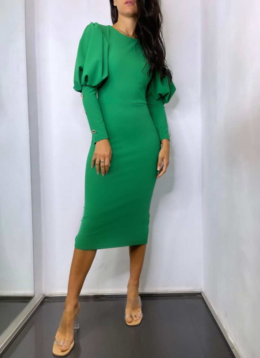 Vestido Midi Botones - Imagen 12