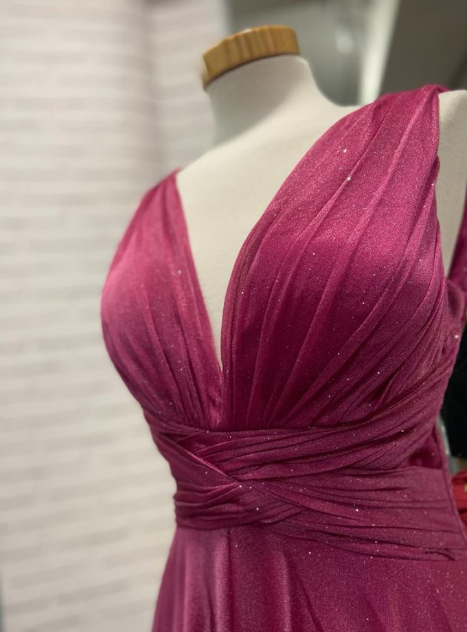 Vestido Dalia Escote Brillo