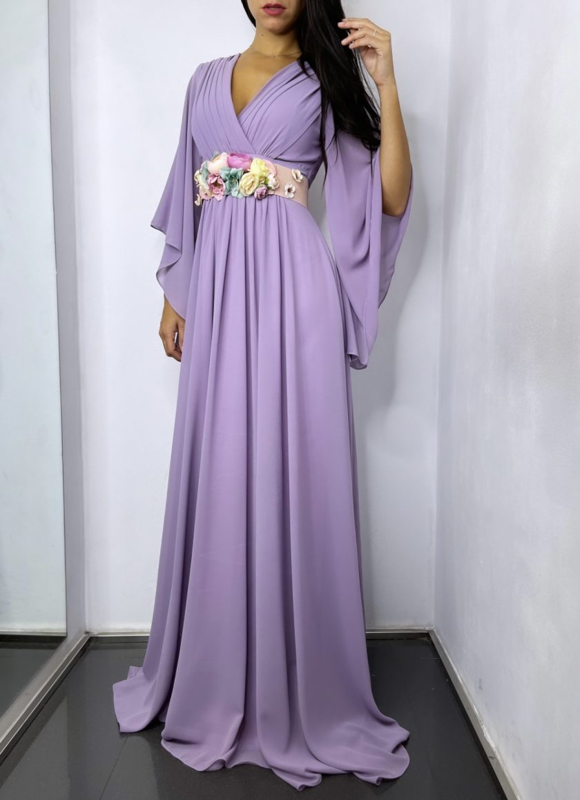Vestido Gasa Mangas - Imagen 13