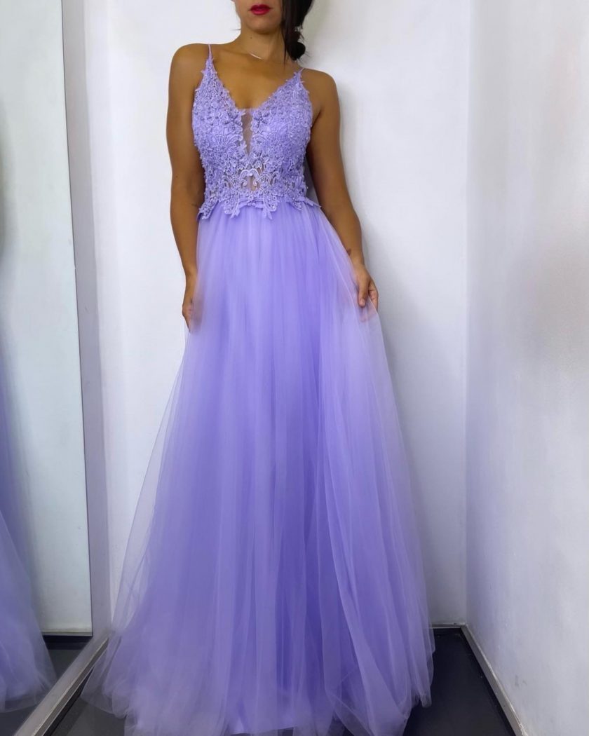Vestido Encaje Tul - Imagen 10