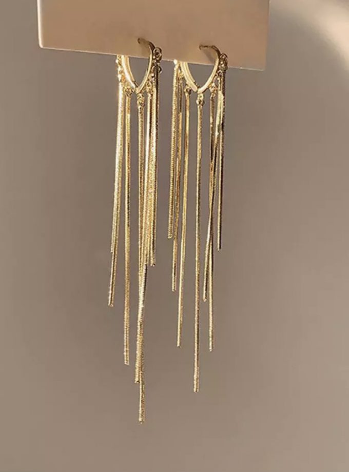 Pendientes Flecos Corazón