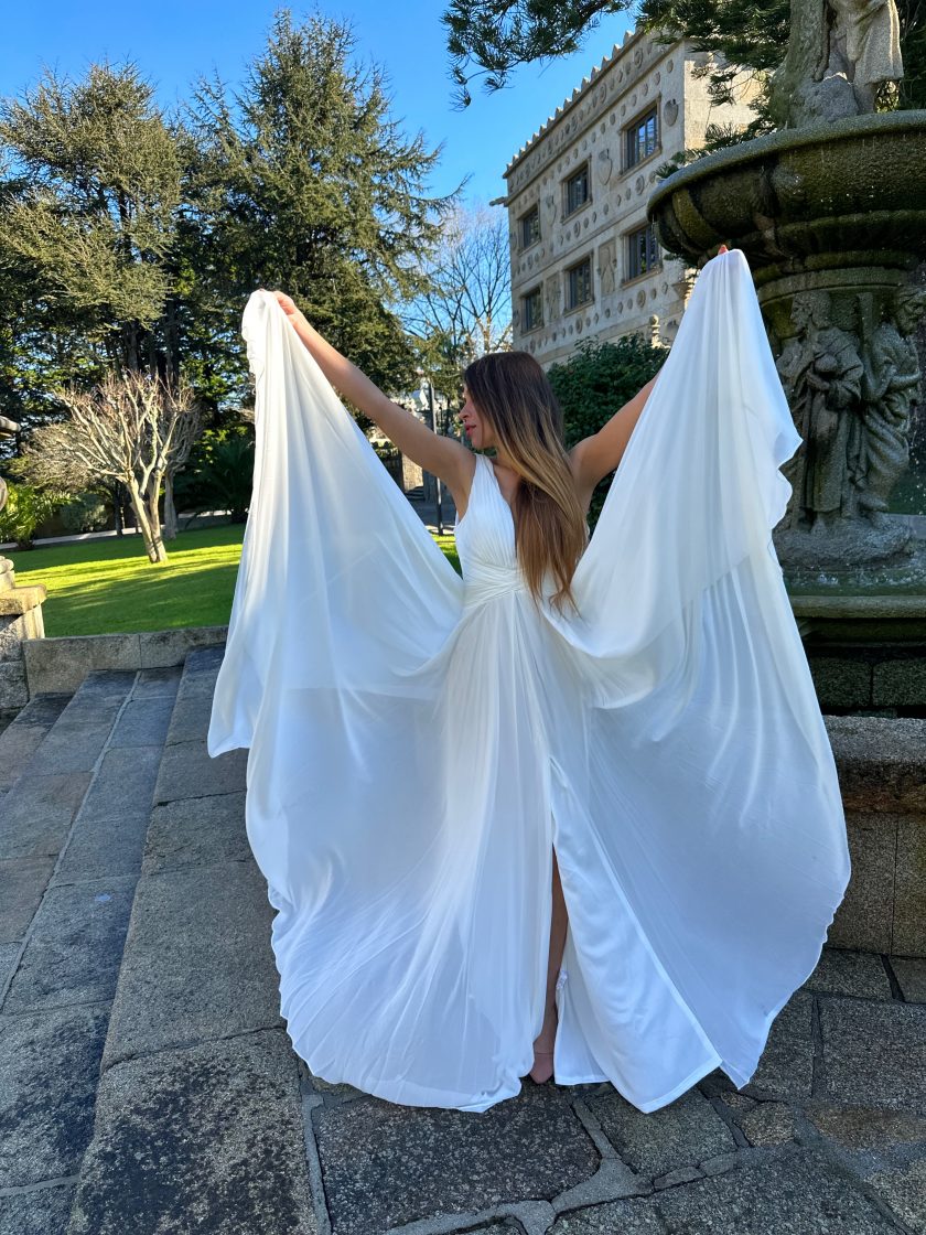 Vestido Dalia Escote Novia - Imagen 14
