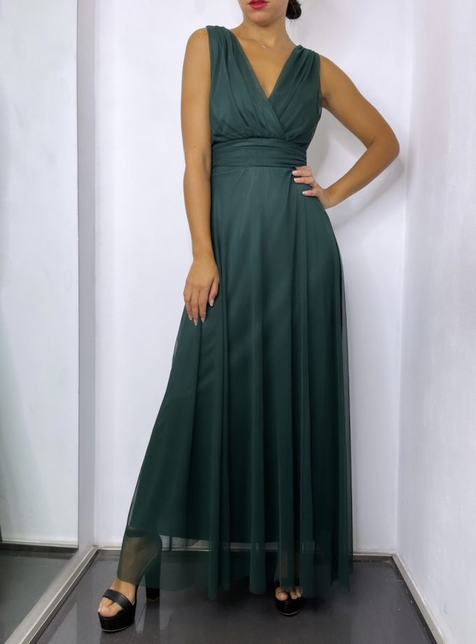Vestido Tul Basic Cintura