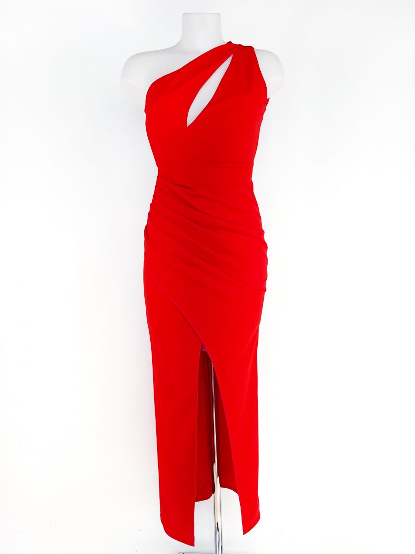Vestido Yakarta Asimetrico Abertura - Imagen 10