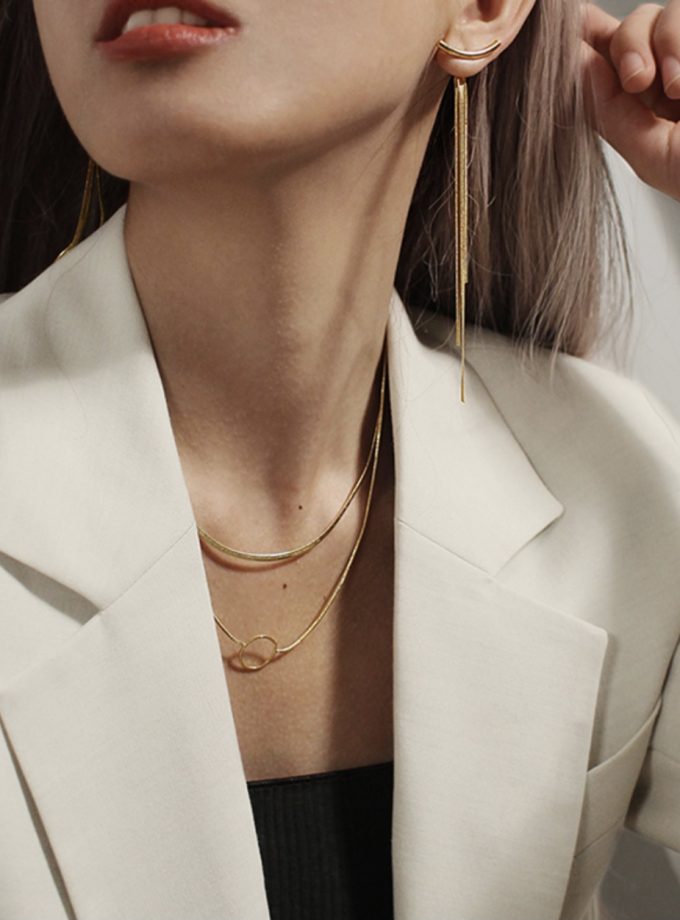 Pendientes Flecos Corazón