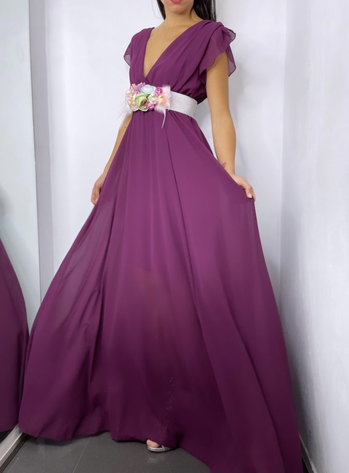 Vestido Bella Manga Corta