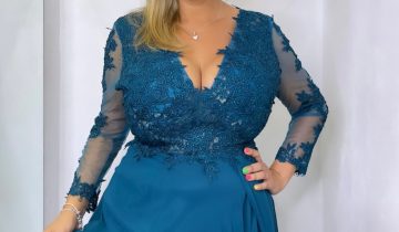 Vestido Dama Mangas Curvy