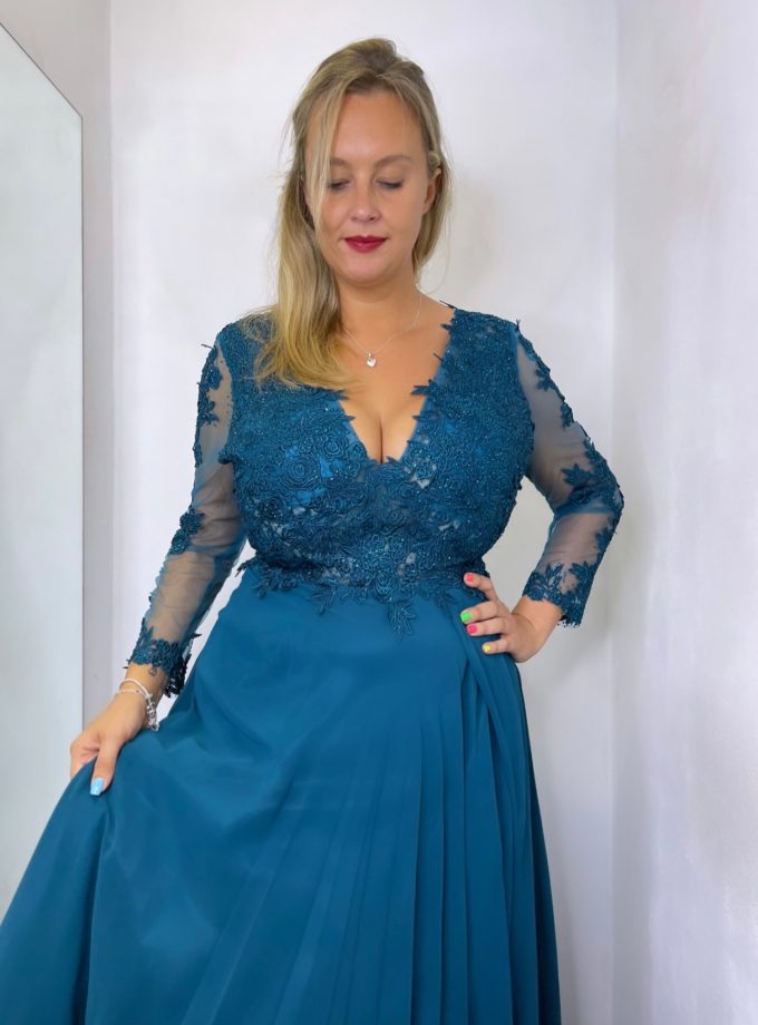 Vestido Dama Mangas Curvy