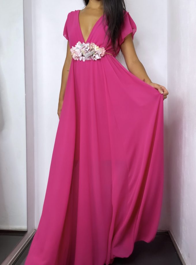 Vestido Bella Manga Corta