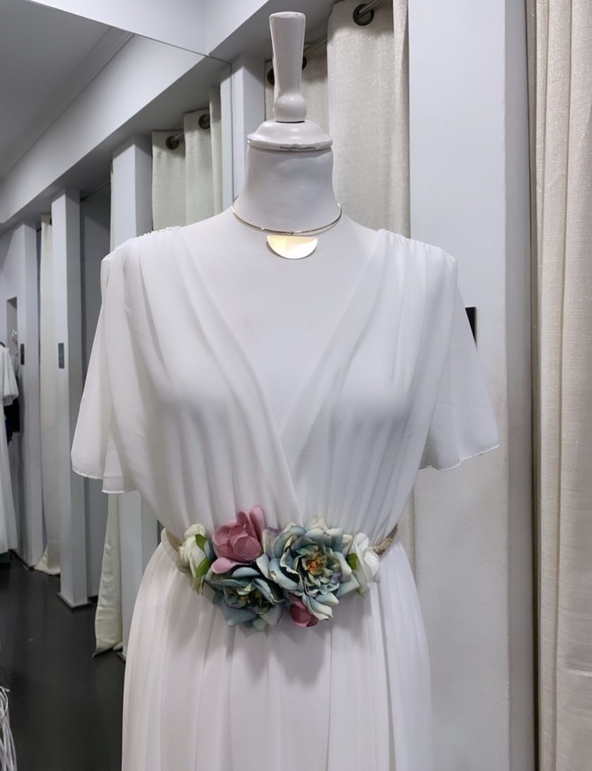 Vestido Bella Mangas Novia - Imagen 12