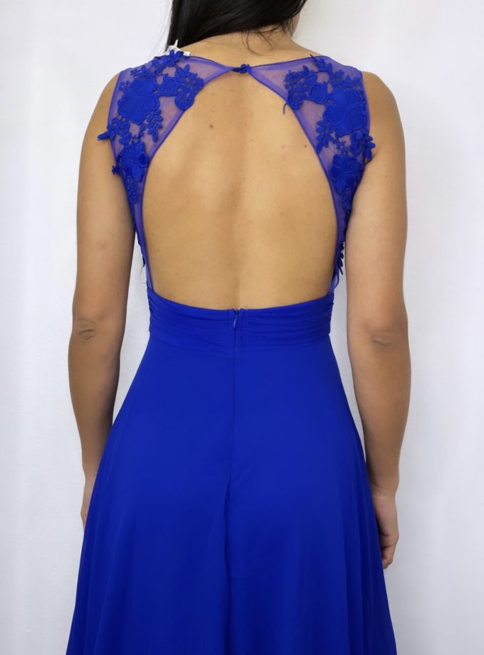 Vestido Espalda Flores