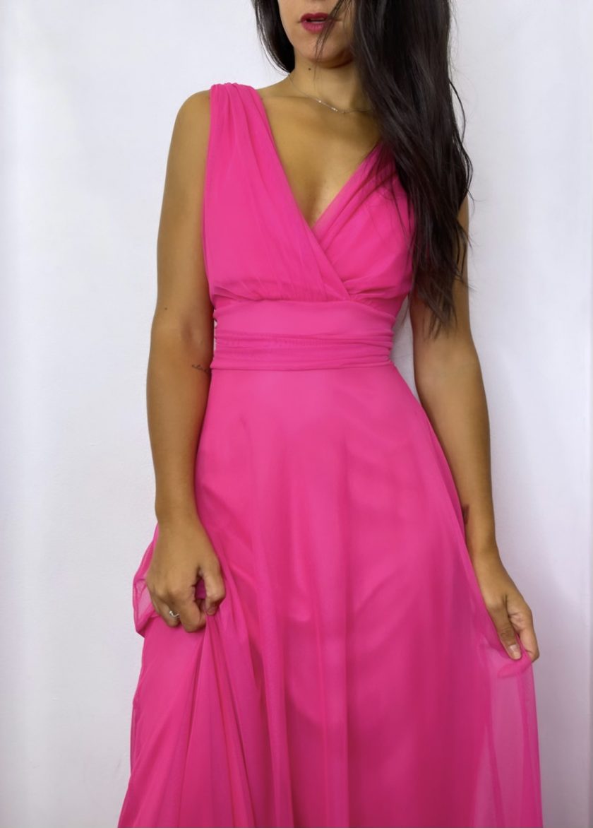 Vestido Tul Basic Cintura - Imagen 16