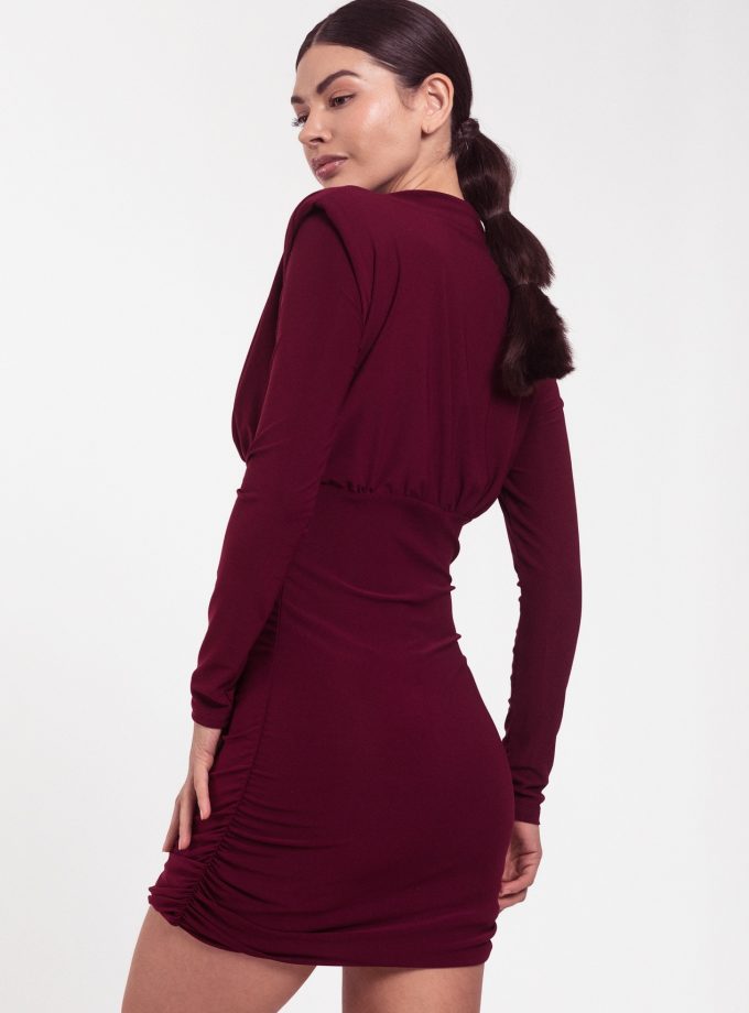 Vestido Hombreras Mangas