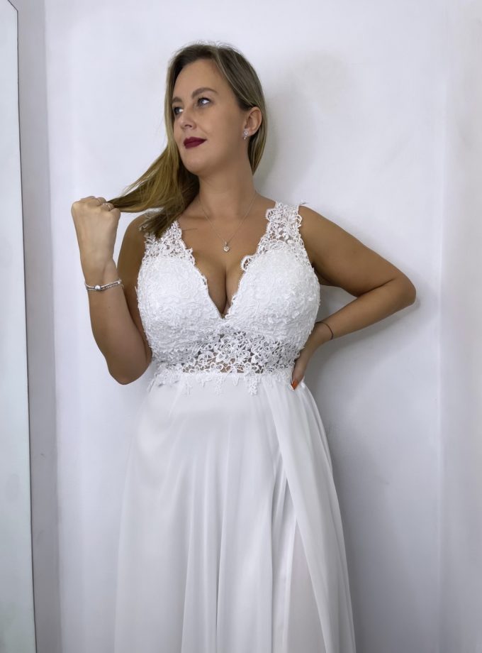Vestido Dama Novia Curvy
