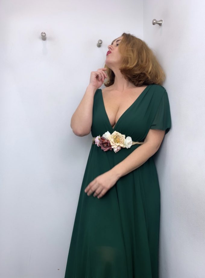 Vestido Bella Manga Corta