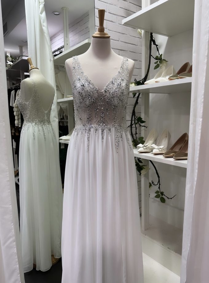 Vestido Novia Princesa transparencias