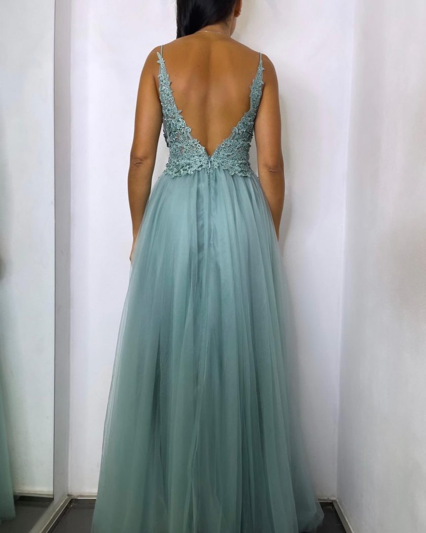 Vestido Encaje Tul - Imagen 5