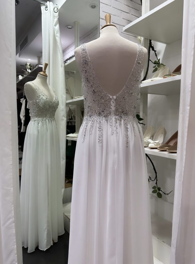 Vestido Novia Princesa transparencias