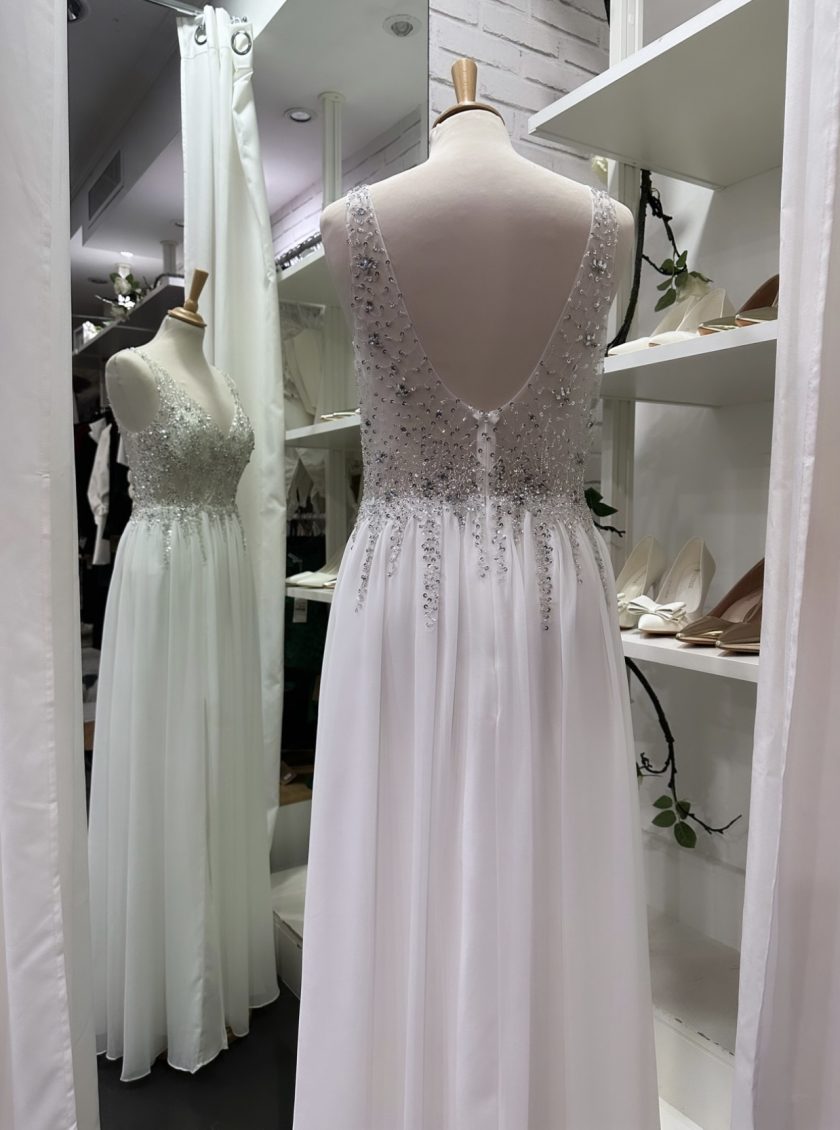 Vestido Novia Princesa transparencias - Imagen 5