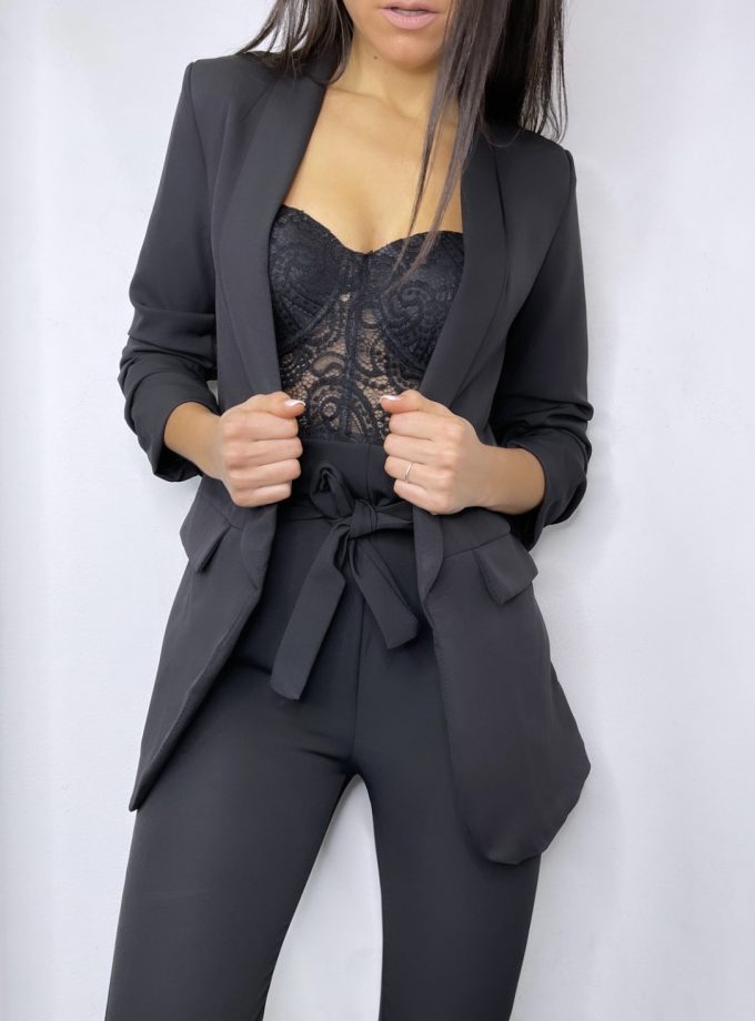 Traje Paris Manga Fruncida