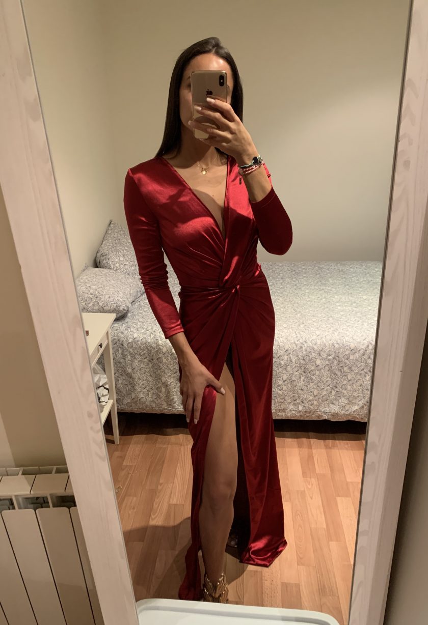Vestido Nudo Mangas - Imagen 8
