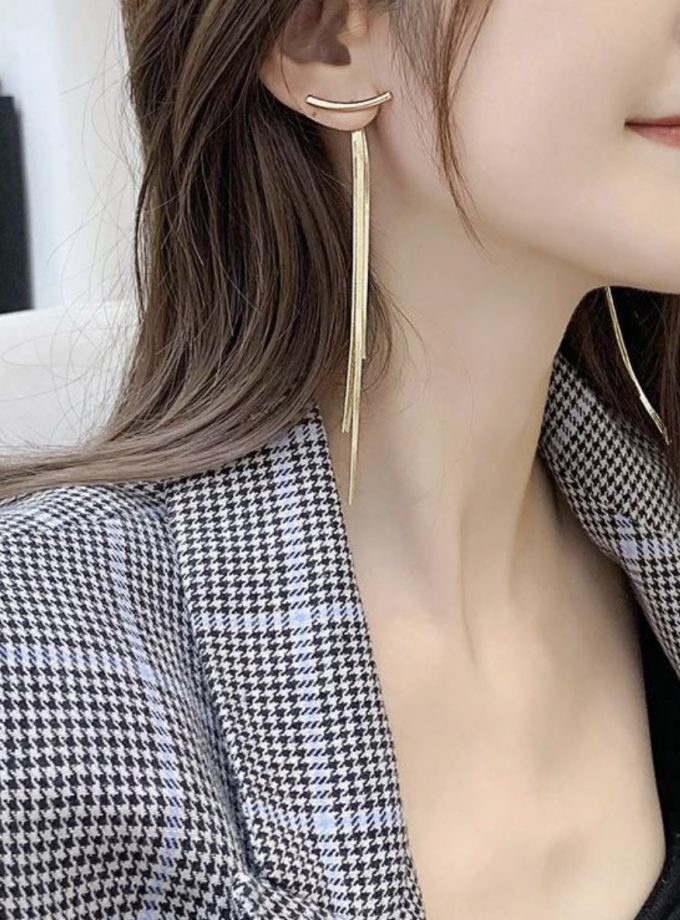 Pendientes Flecos Corazón