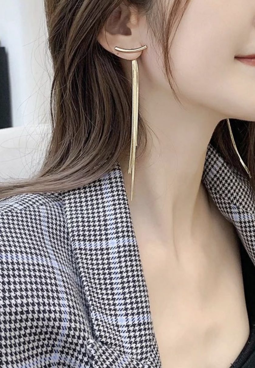Pendientes Flecos Corazón