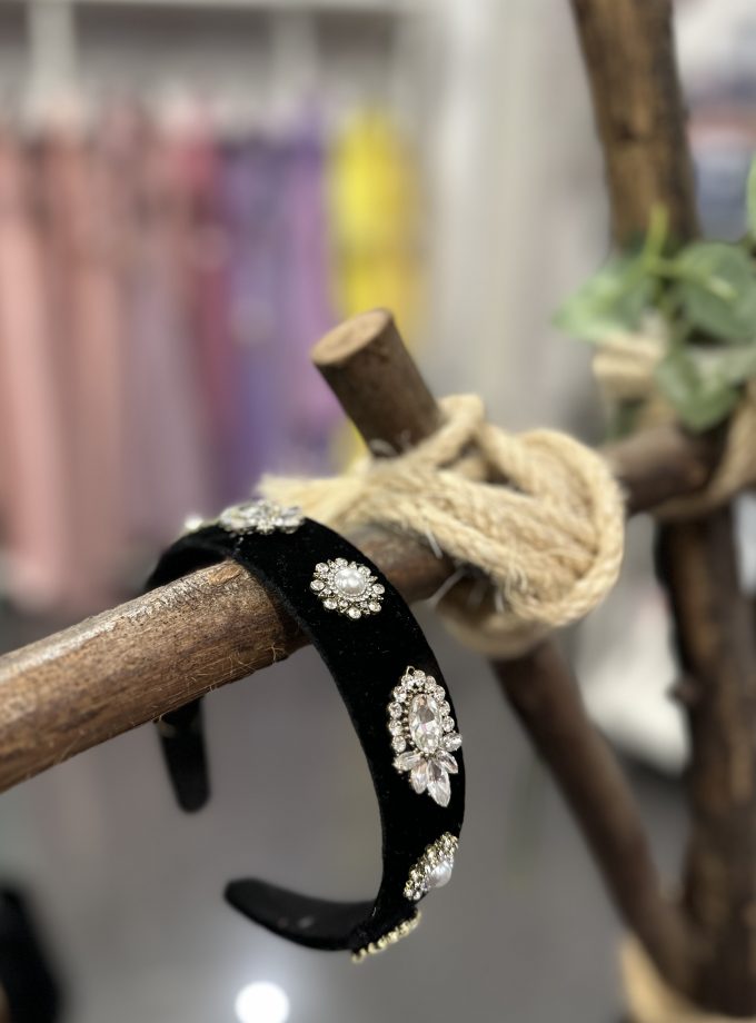 Diadema Joya Terciopelo