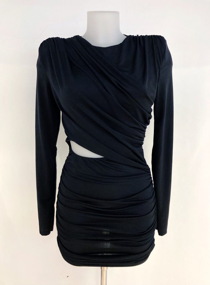 Vestido Hombreras Abertura