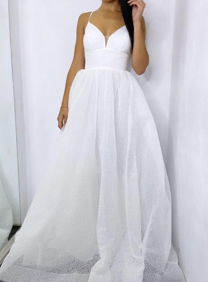 Vestido Glitter Novia