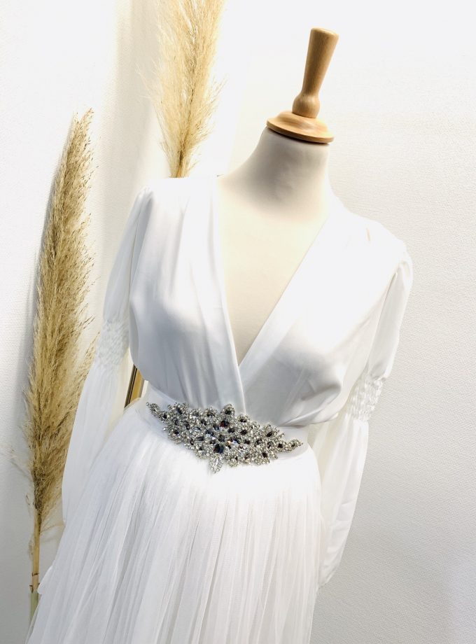 Cinturón Pedrería Novia Cruz Central