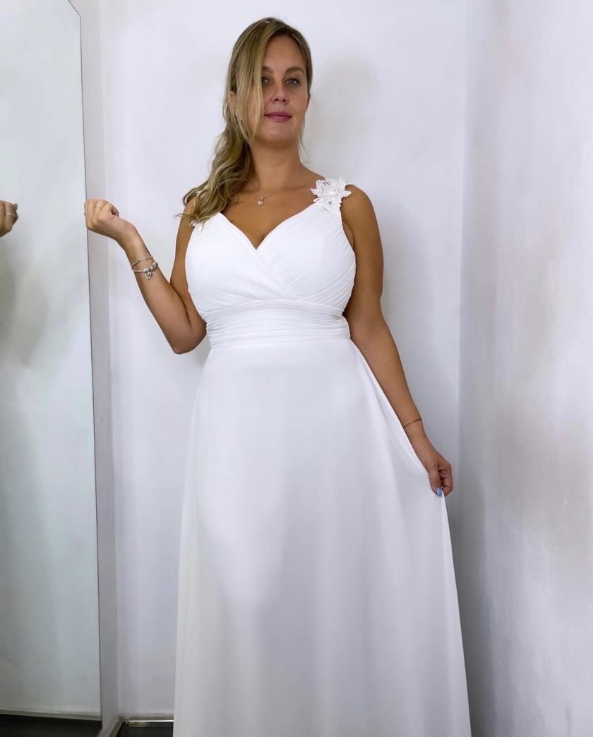 Vestido Pétalos Novia - Imagen 2