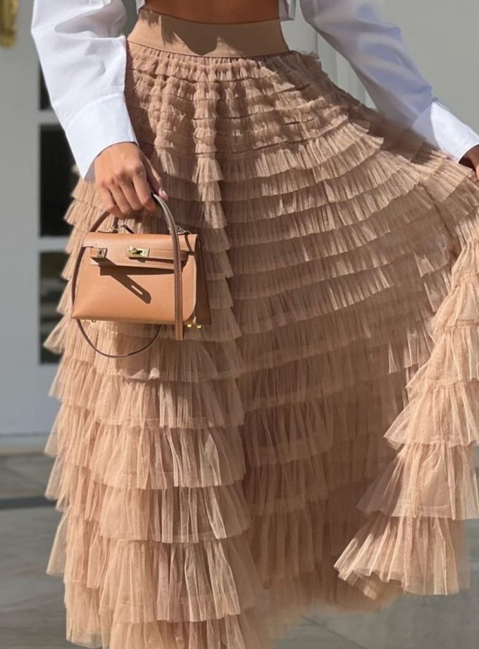 Falda de Tul Volantes
