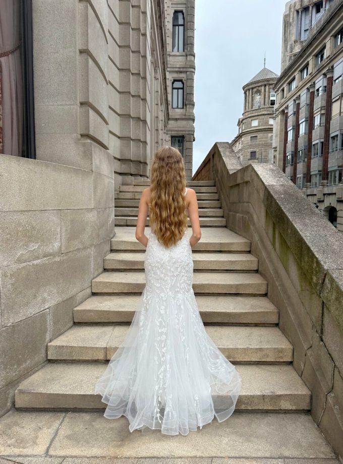 Vestido Varillas Sirena Novia