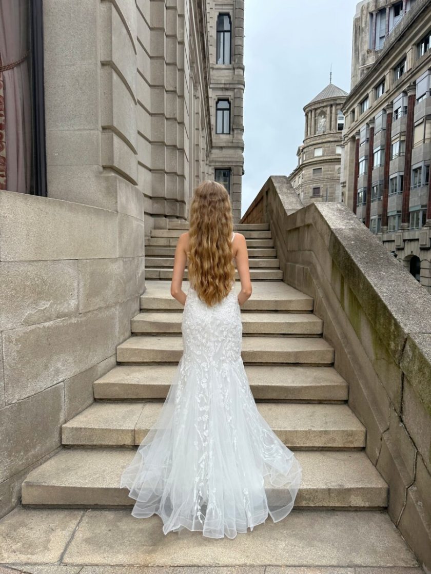 Vestido Varillas Sirena Novia - Imagen 3