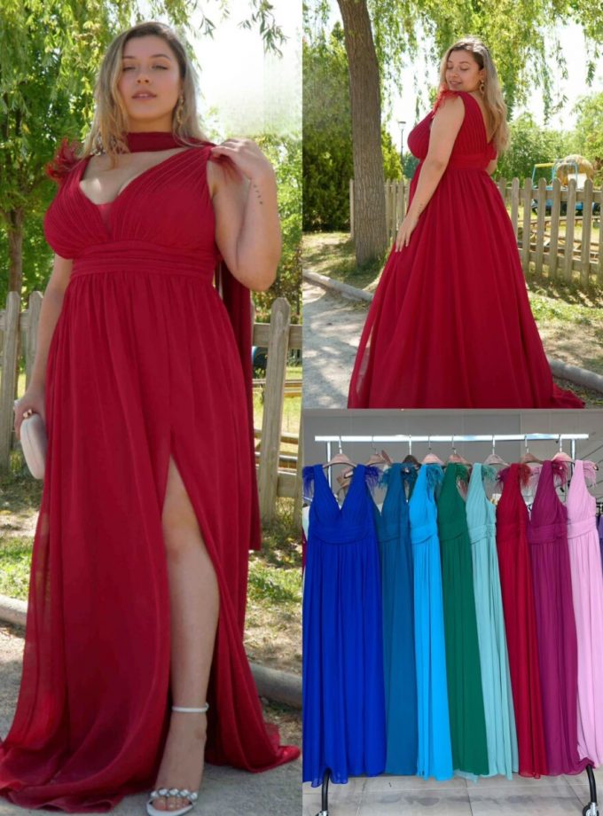 Vestido Curvy Plumas