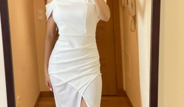Vestido Hombros Novia