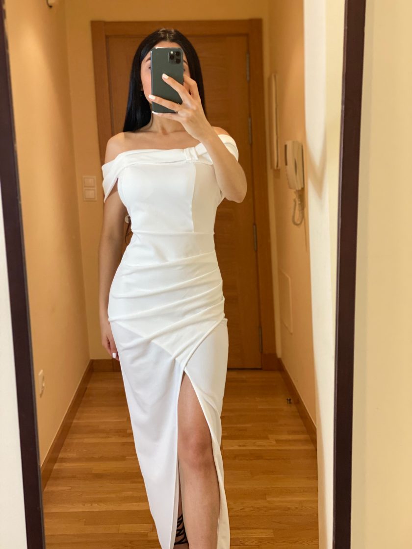 Vestido Hombros Novia