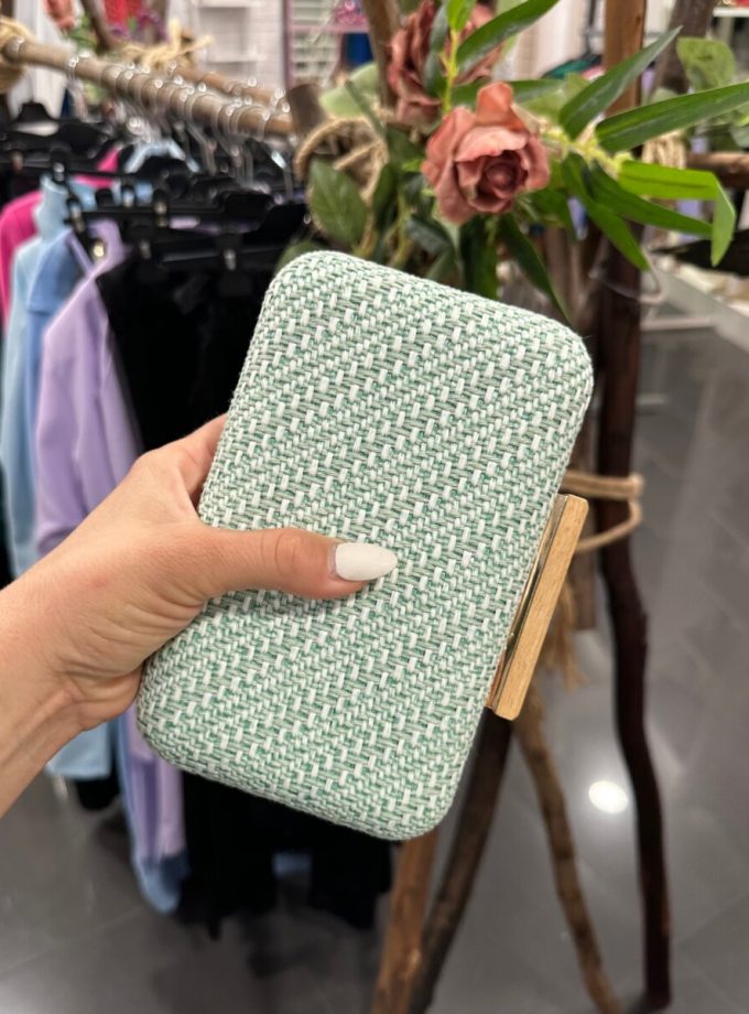 Bolso Rafia Madera