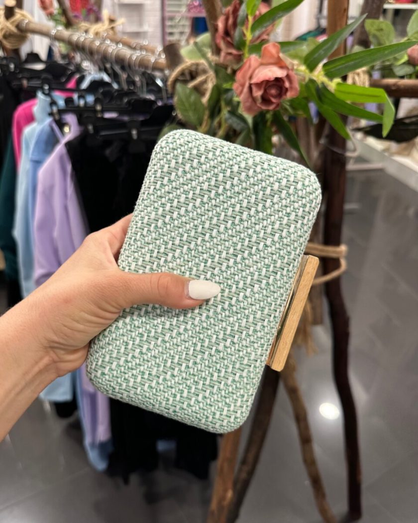 Bolso Rafia Madera