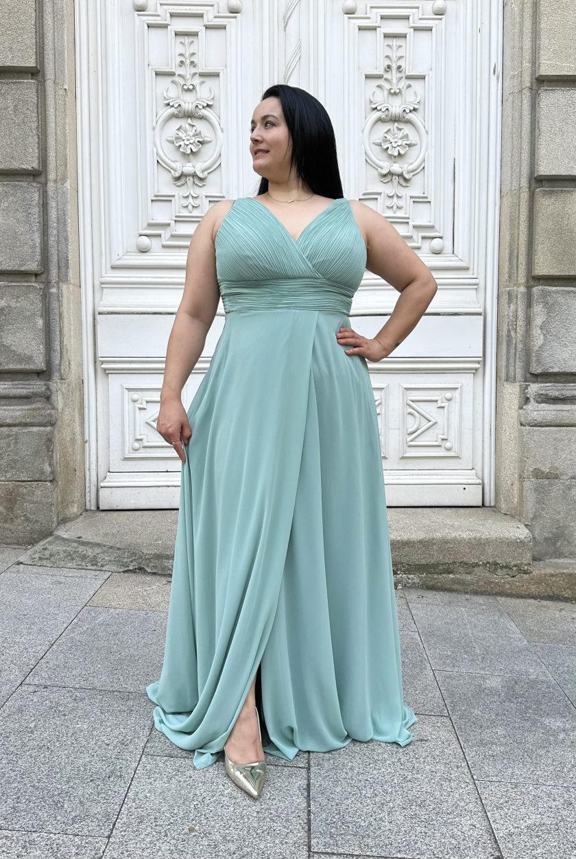 Vestido Analia Abertura Curvy - Imagen 48