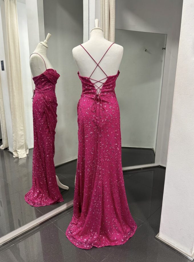 Vestido Corsé Purpurina