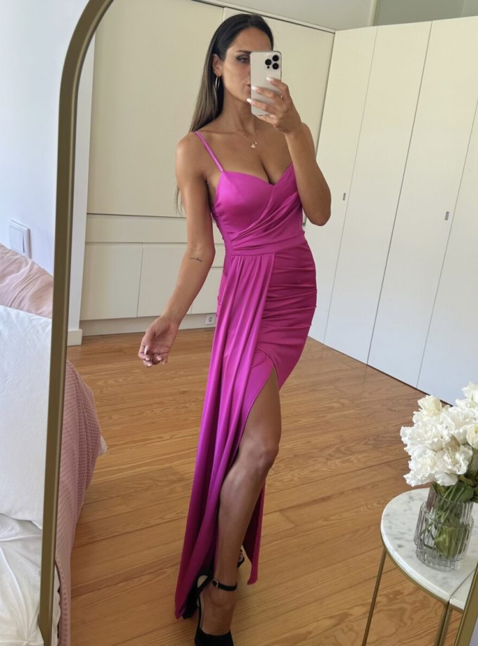 Vestido Seda Lazada Tirantes